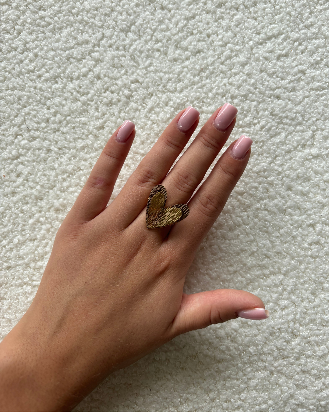 Big heart ring