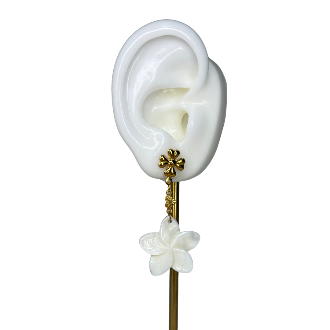 Bloom edge earrings