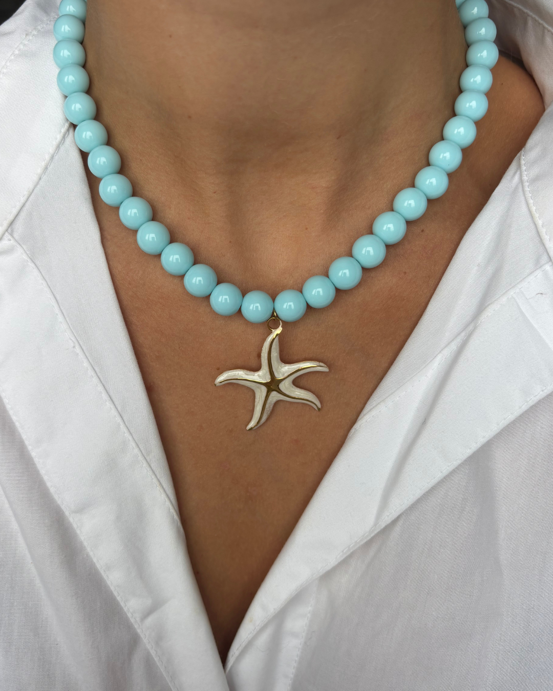 Azure necklace