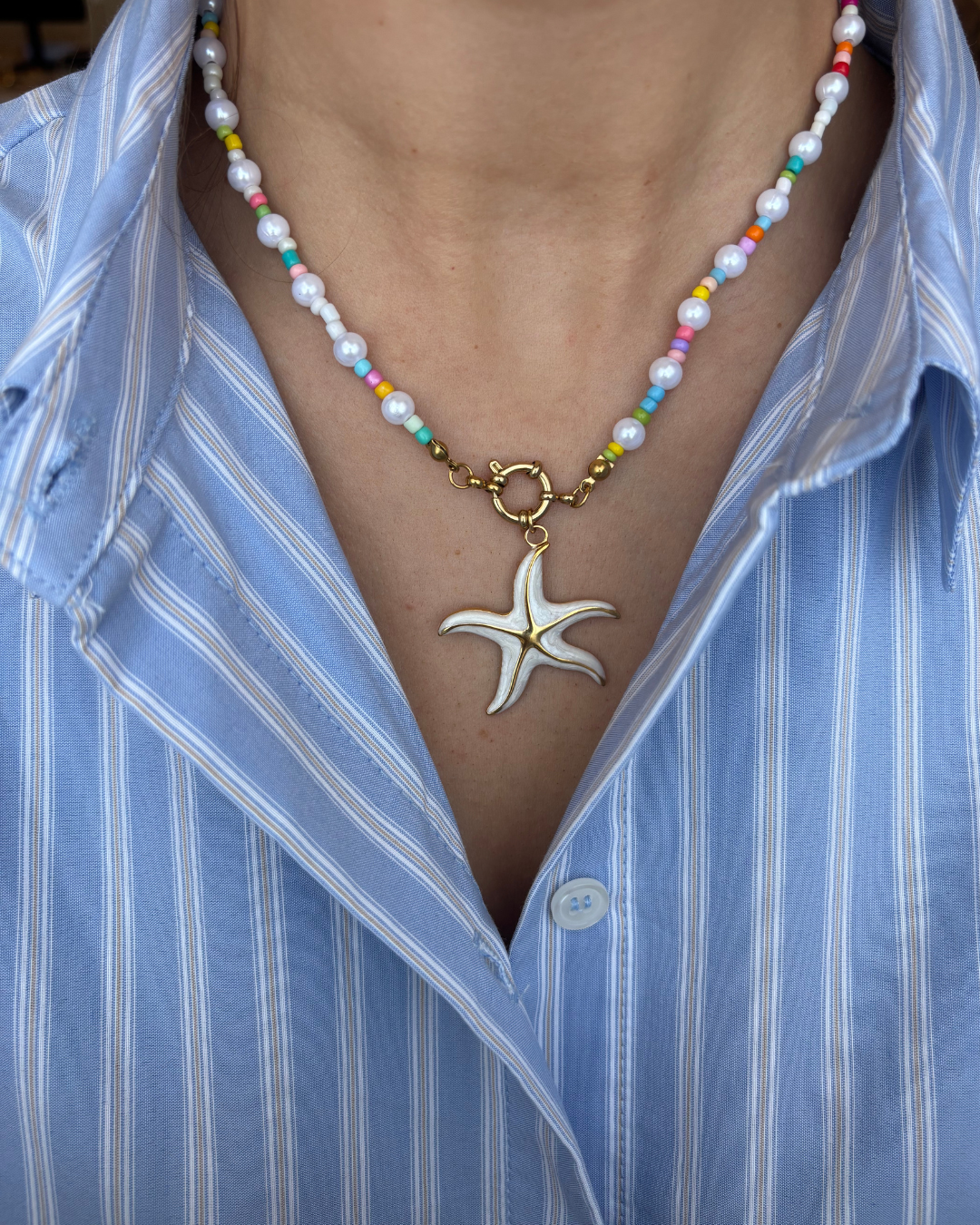 Starfish lover necklace