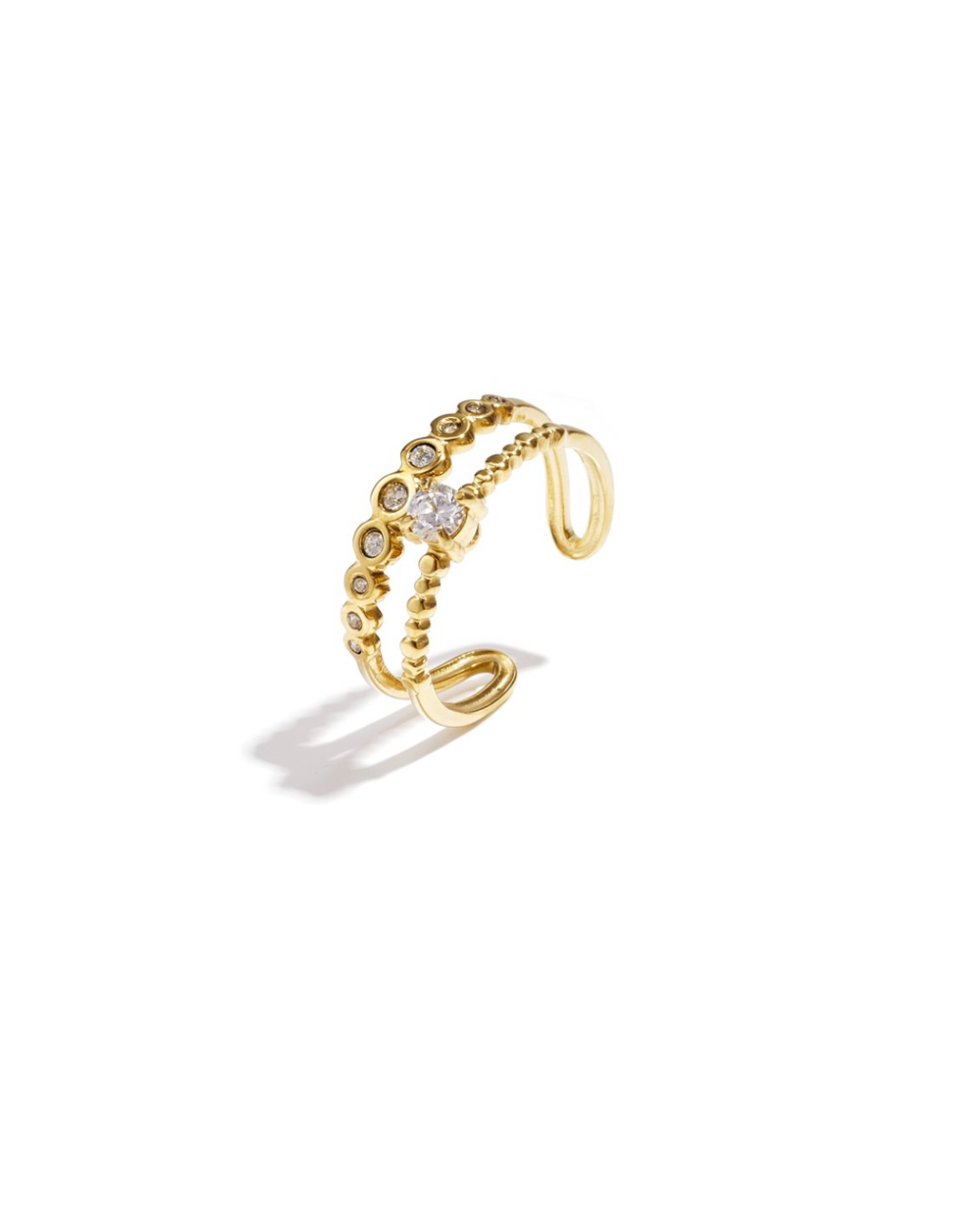Double sparkle ring
