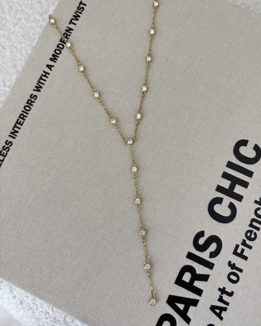 Sparkle Y-necklace