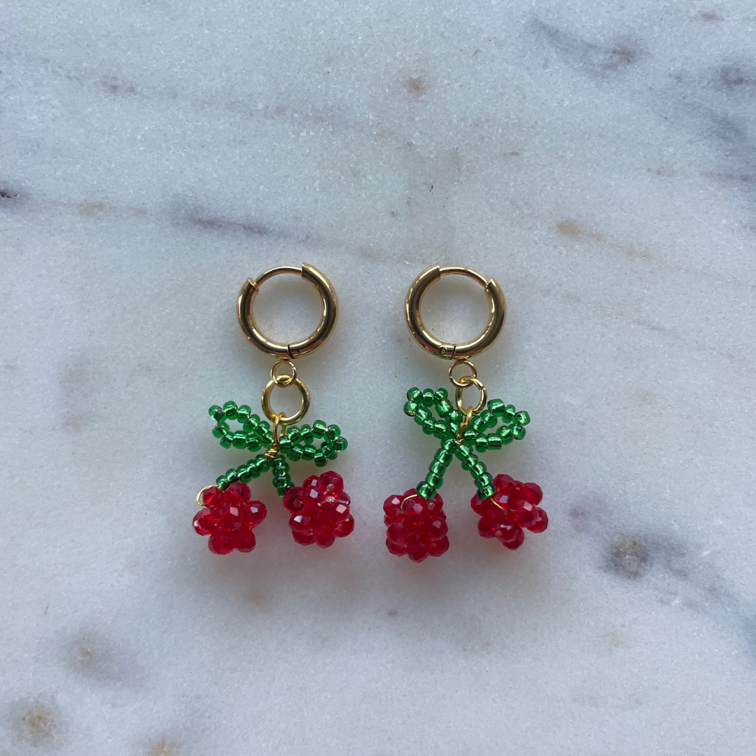 Cherry earrings