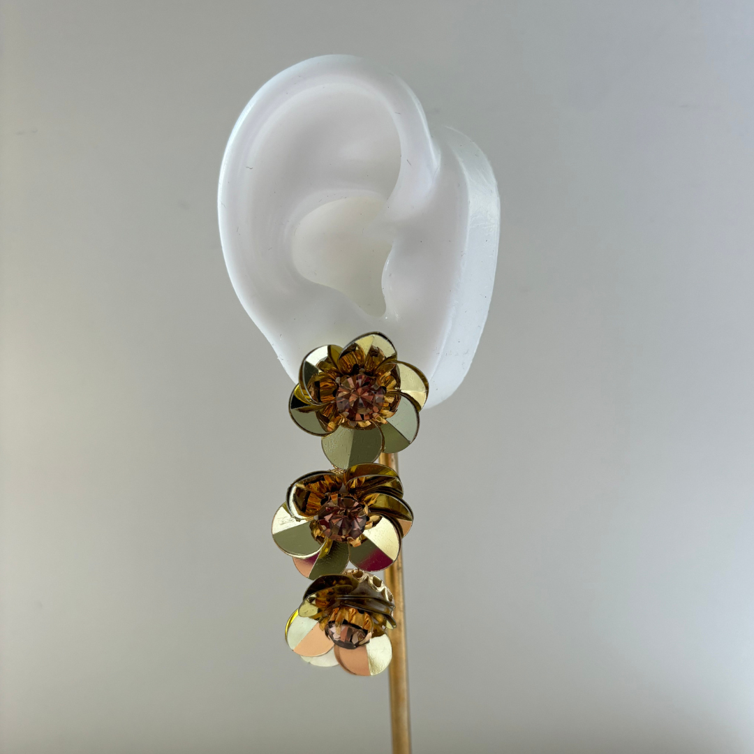 Flower earrings