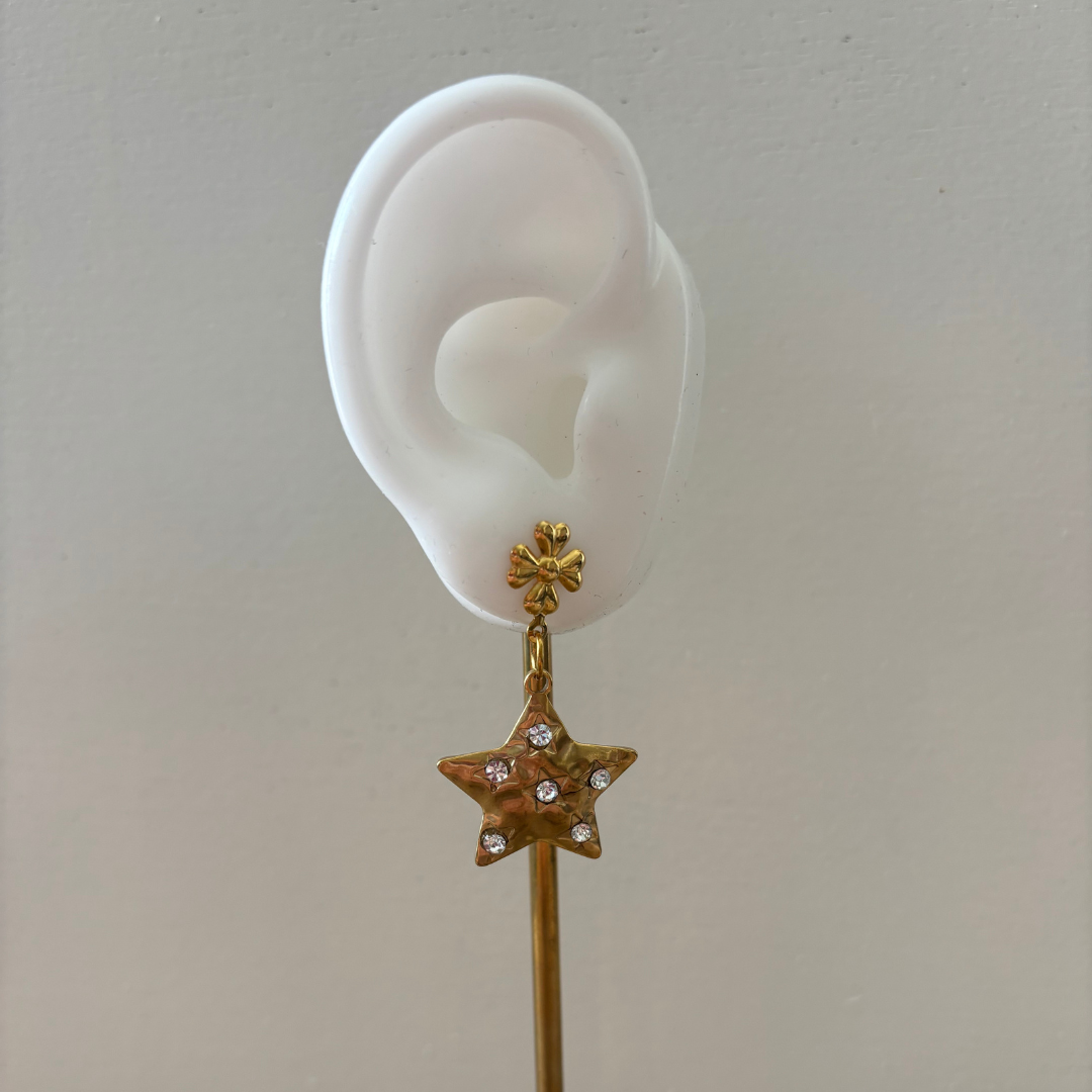 Shine star earrings