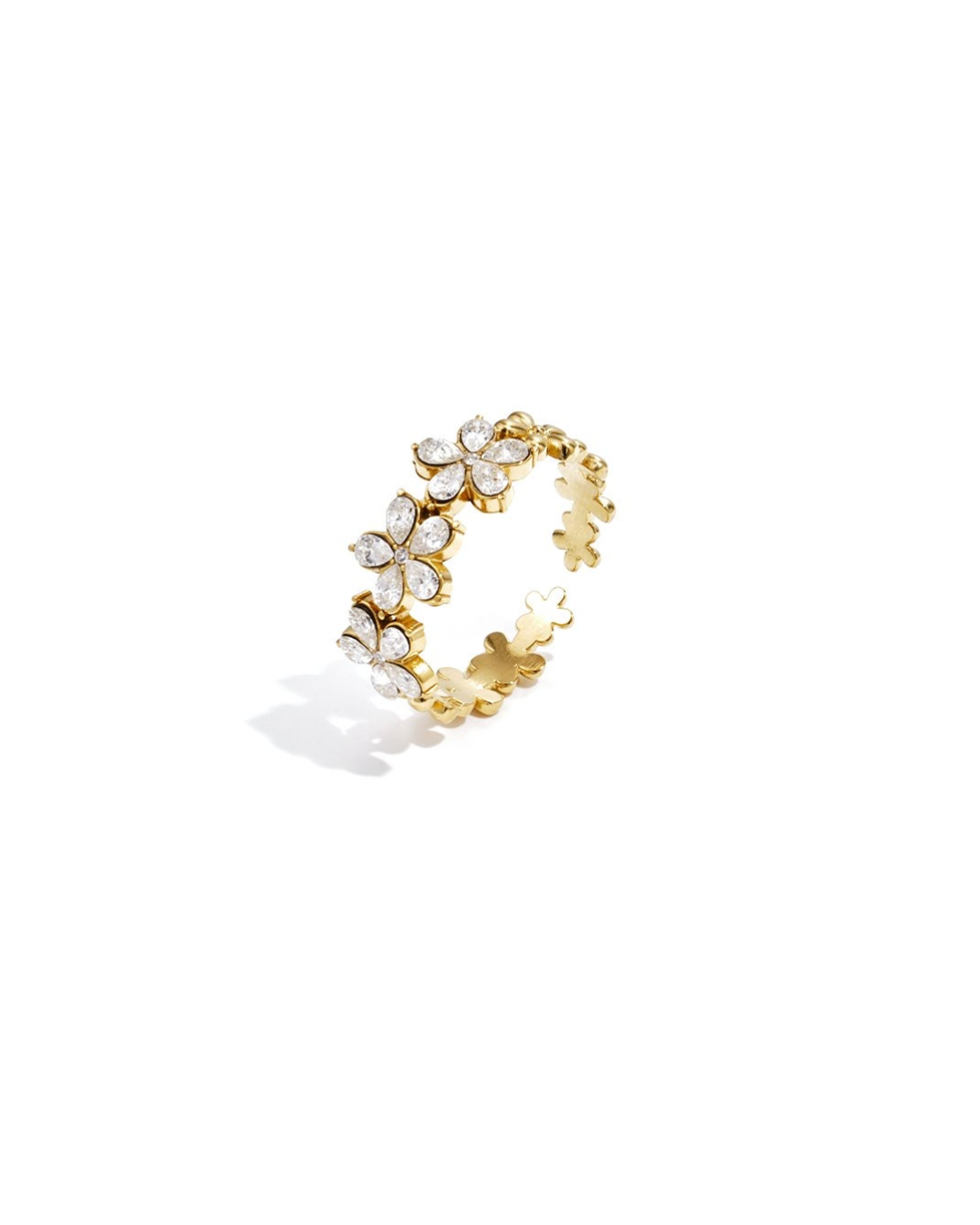 Flower gloss ring