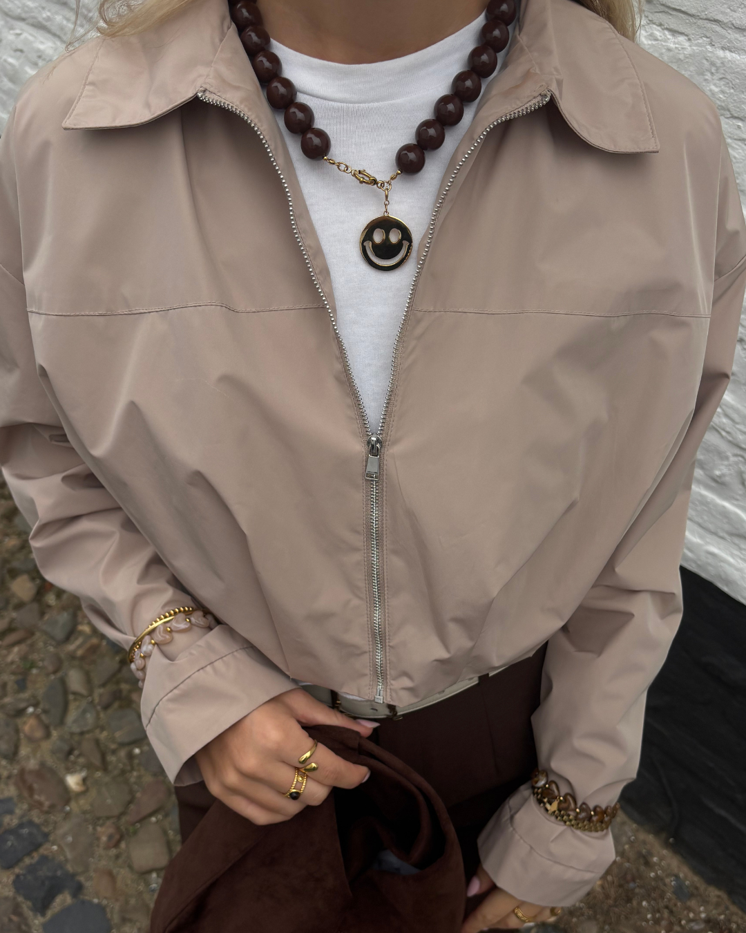 Happy choco necklace
