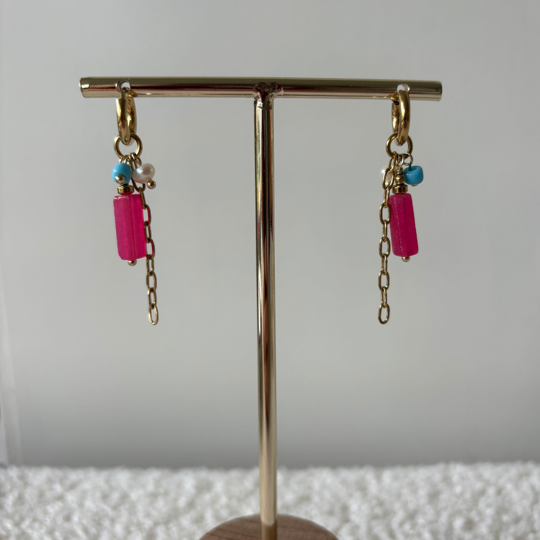 Spring earrings