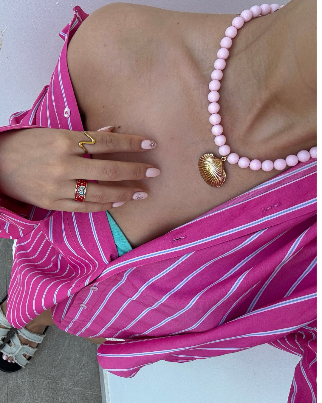 Seashell soul necklace