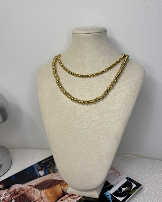 Golden glow necklace medium