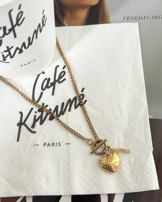 Amour mom necklace
