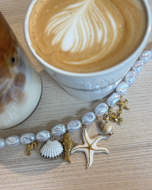Salty charms necklace