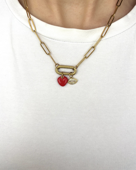 Velvet amour necklace