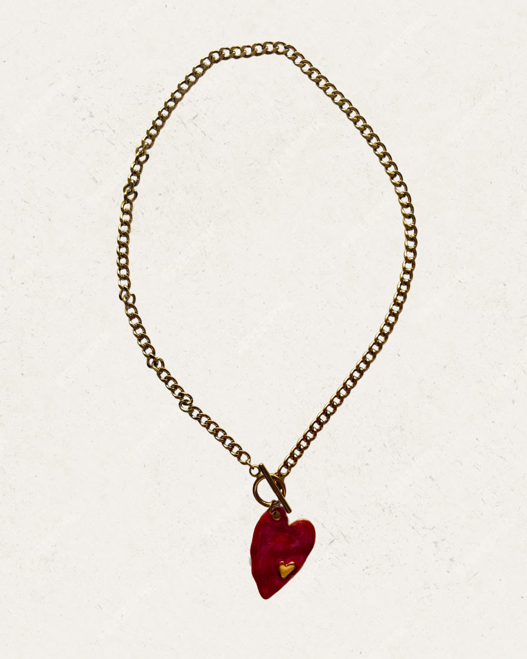 Mae necklace rood