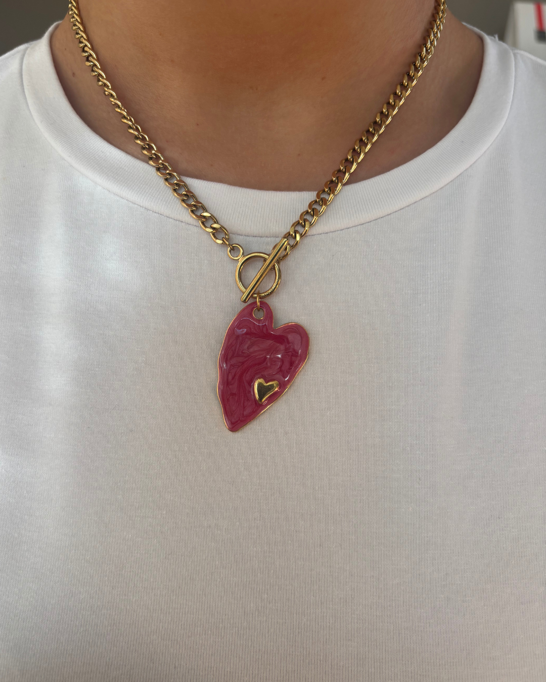 Mae necklace rood