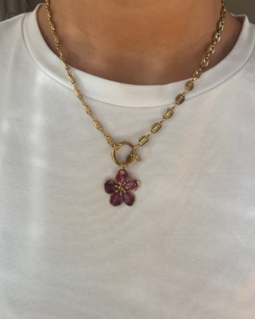 Flower lover necklace