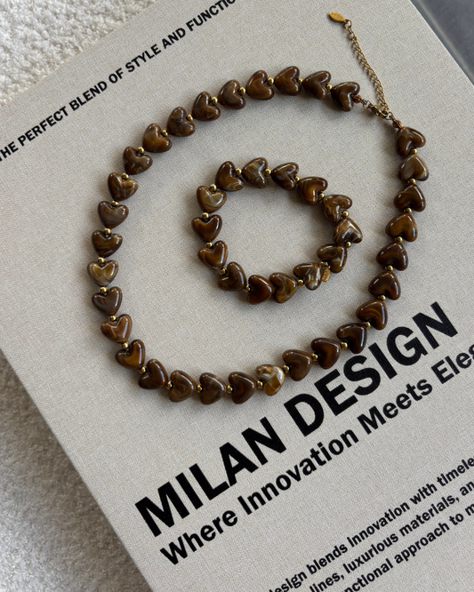 Espresso necklace