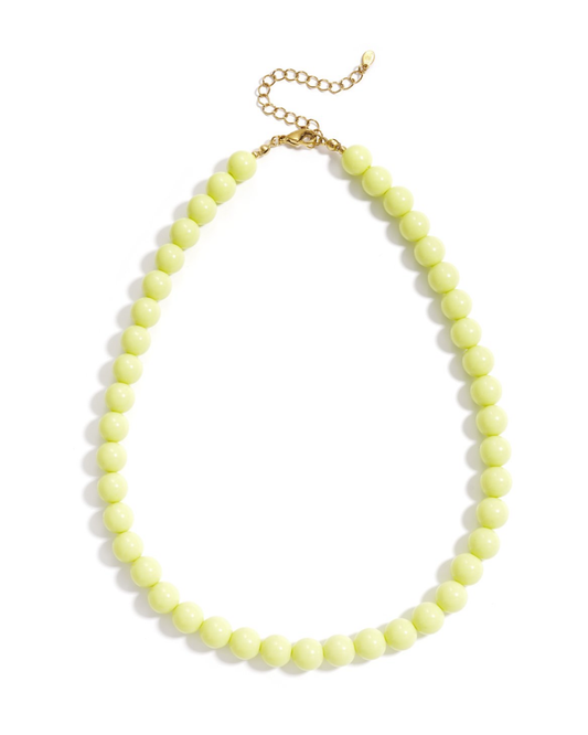 Bubble necklace (butter yellow)