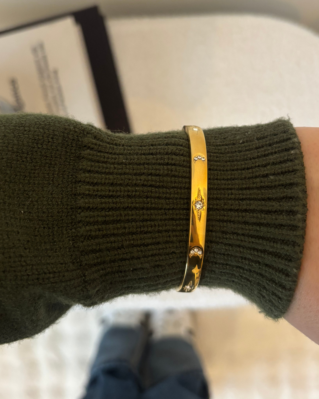 Midnight spark bangle