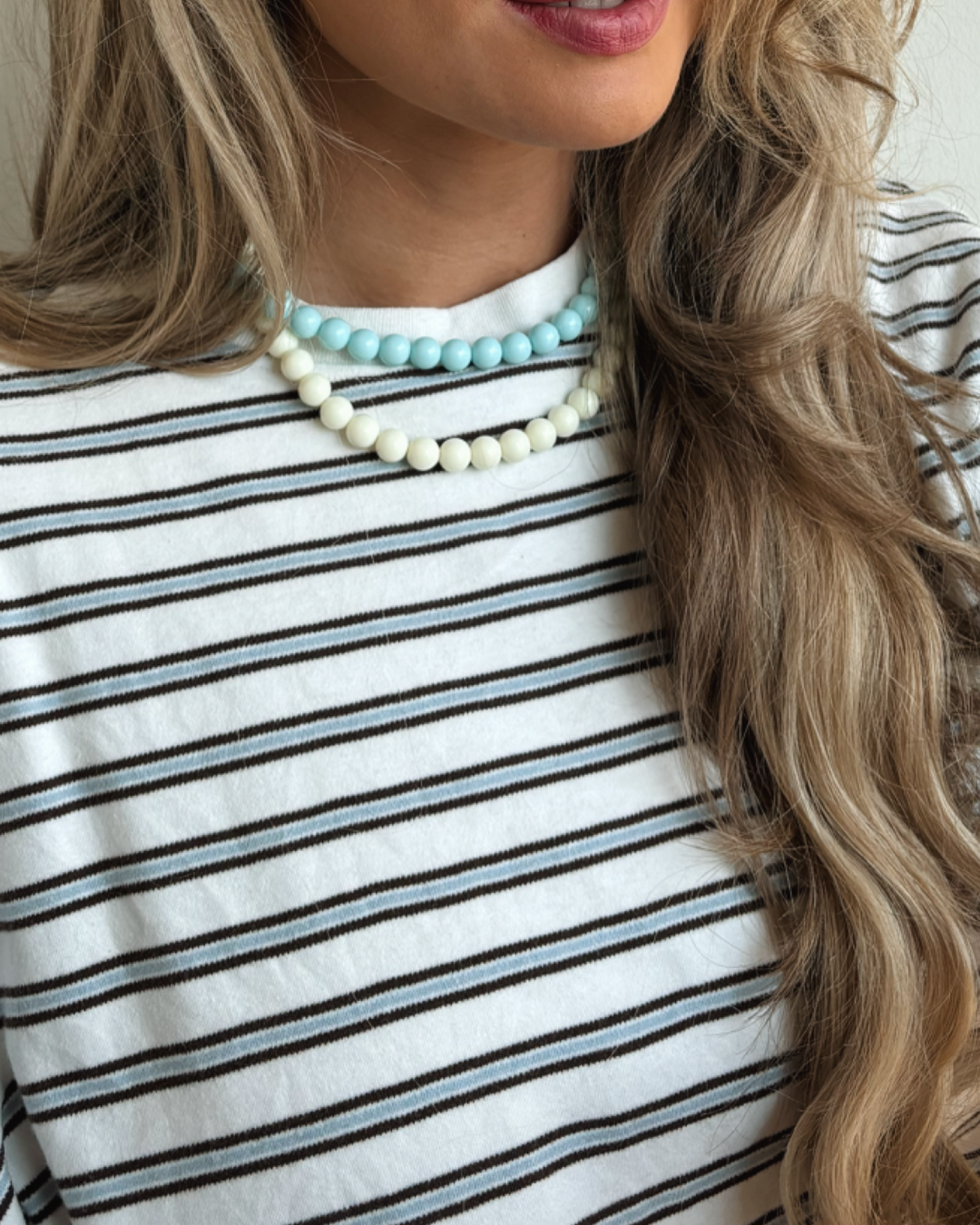 Bubble necklace (blue)