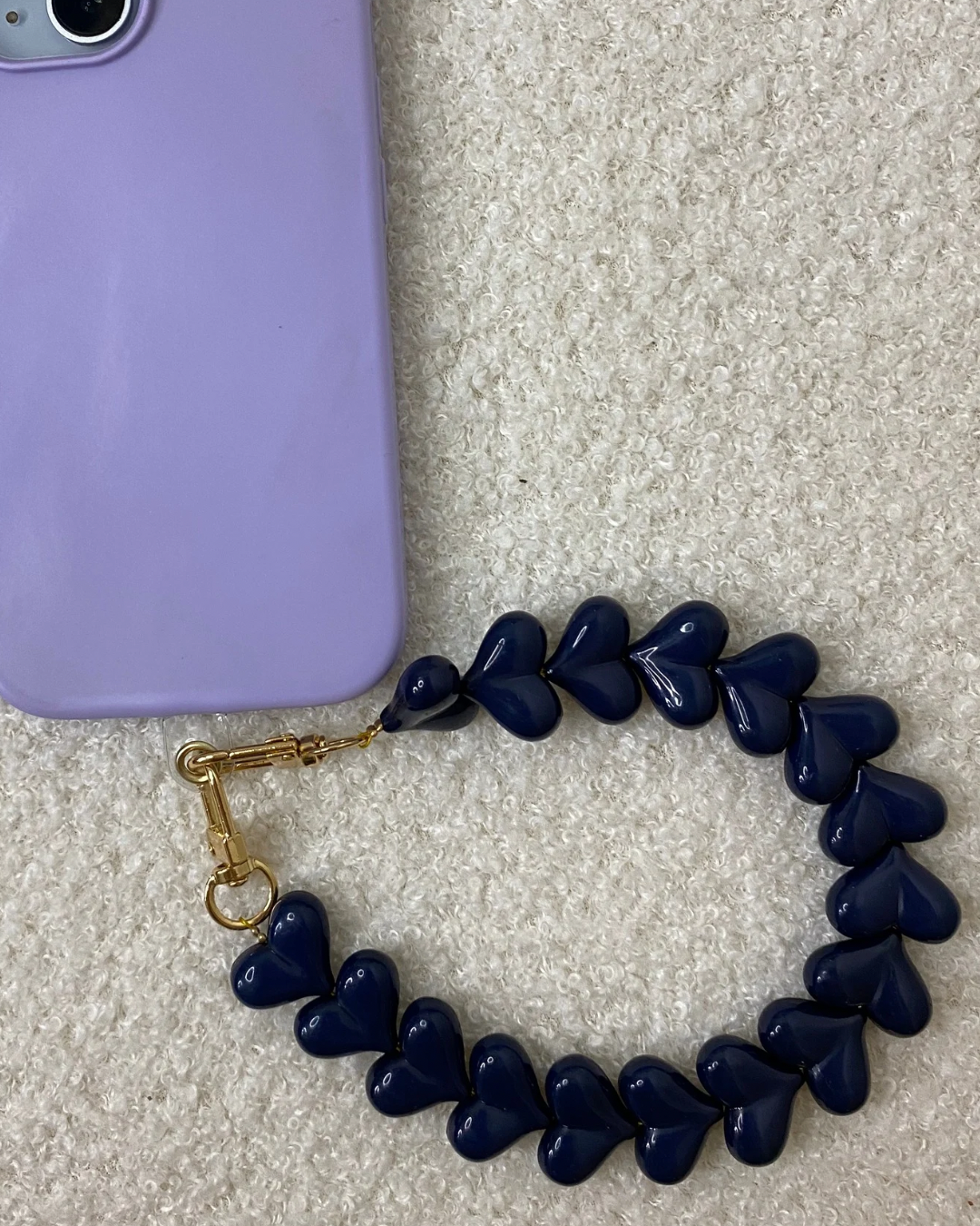 Telefoonkoord Navy