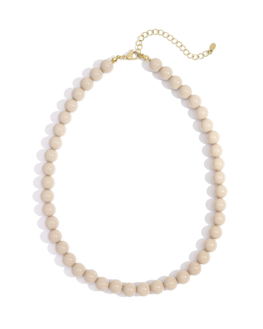 Bubble necklace (beige)