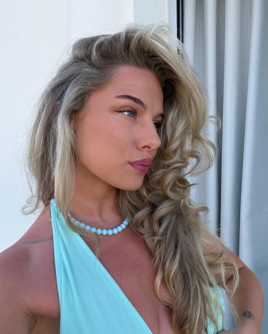 Bubble necklace (blue)